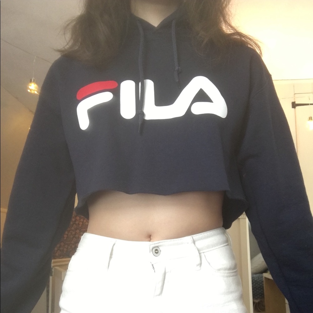 FILA cropped hoodie